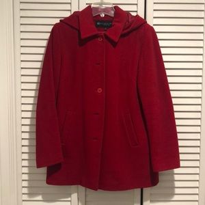 Reaction Kenneth Cole Hooded Pea Coat